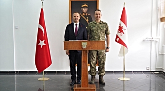 Başkan Bulut'tan Tuğgeneral Temur'a hayırlı olsun ziyareti