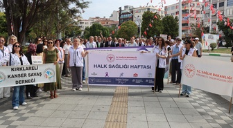 Kırklareli'nde Sağlıklı Yaşam Yürüyüşü