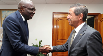 KKTC Dışişleri Bakanı Ertuğruloğlu, BM Temsilcisi Diagne ile Görüştü