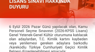 KPSS’ye girecekler için nüfus müdürlüklerinde sınav günü mesaisi
