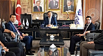 MTSO Başkan Adayı Boyraz'dan Rektör Bentli'ye Ziyaret