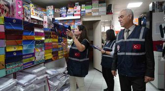 Erzurum'da Kırtasiye Denetimleri Sürüyor