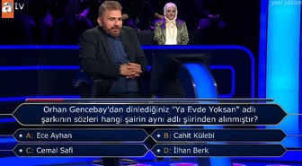 Orhan Gencebay'dan dinlediğiniz 'Ya Evde Yoksan' adlı şarkının sözleri hangi şairin aynı adlı şiirinden alınmıştır?