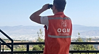 Sarıgöl'de Orman Yangınlarına Karşı 7/24 Gözetleme