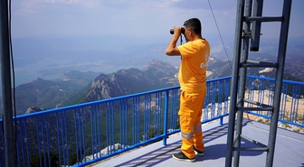Akçal Kulesi'nden Isparta, Antalya ve Burdur ormanları 7/24 izleniyor