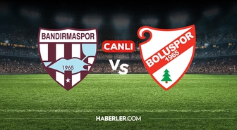 Bandırmaspor Boluspor CANLI nereden izlenir? Bandırma Bolu maçı hangi kanalda, nereden izlenir?