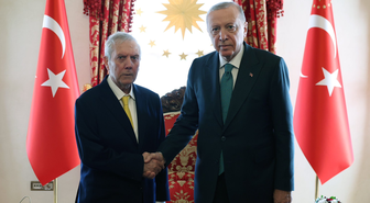 Erdoğan, Fenerbahçe Başkanı Aziz Yıldırım ve yönetimini kabul etti