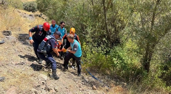 Yozgat'ta Dere Yatağına Düşen Kişi Kurtarıldı