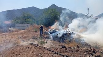 Hatay'da Bahçe Yangını Kontrol Altına Alındı