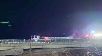 Polatlı'da Tır Yangını, Trafik 30 Dakika Kapandı