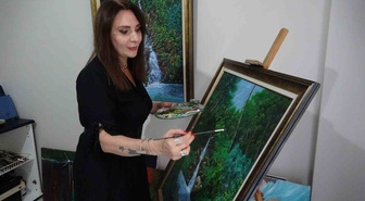 Kütahyalı Ressam Nurhan Ağartan'dan 'Genlerin İzleri' Projesi