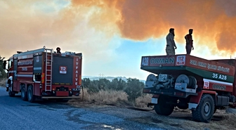 Soma'da Orman Yangını Kontrol Altına Alındı, Otoyol Yeniden Ulaşıma Açıldı