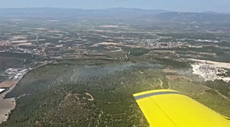 Soma'da Orman Yangınına Havadan ve Karadan Büyük Müdahale