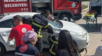 Tokat'ta kavşak kazası: 4 yaralı