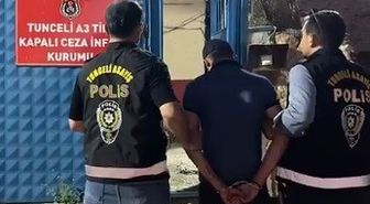Tunceli'de Hırsızlık Hükümlüsü Yakalandı