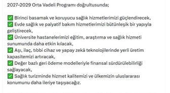 Bakan Memişoğlu: OVP hedefleri doğrultusunda durmaksızın çalışacağız