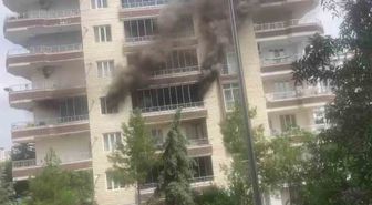 Diyarbakır'da Apartman Yangını: Çocuklar İtfaiye Merdiveniyle Kurtarıldı