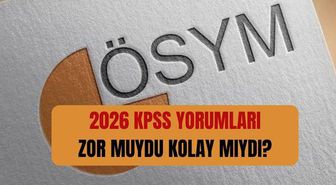 KPSS zor muydu kolay mıydı? 2026 KPSS Lisans Türkçe, Matematik, Coğrafya, Tarih, Vatandaşlık ve Güncel bilgiler soruları zor muydu kolay mıydı?