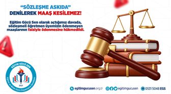 Mahkemeden Öğretmene Maaş Müjdesi: 'Askıya Alma' Hukuka Aykırı Bulundu