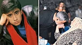15 yıllık aradan sonra Küçük Emrah sahneyi yarıda kesti! Annesinin elini öptü