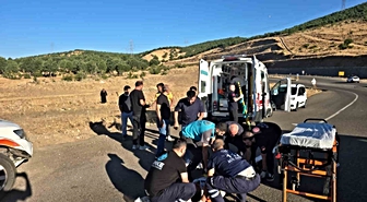 Bingöl'de Kamyonet Şarampole Yuvarlandı: 3 Yaralı
