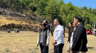 Burdur'da orman yangını