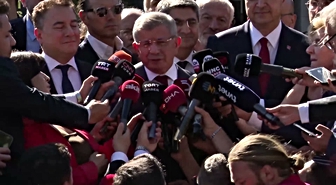 Davutoğlu 'Cumhurbaşkanına hakaret' suçundan ifade verdi: Bu uygulamanın devletin üst katında yaşanmış olmasını hüzünle karşılıyorum