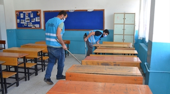 Muş'ta Yükümlüler Okulları Yeni Eğitim Yılına Hazırlıyor