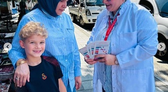 Gölyaka’da aşı farkındalığı için bilgilendirme standı kuruldu