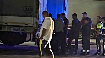 Hamzabeyli'de Tır Parkında 3 Düzensiz Göçmen Yakalandı