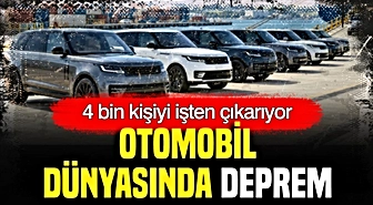 Jaguar Land Rover 4 bin kişiyi işten çıkaracak
