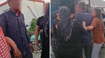 Konteyner kenti palayla bastı! Eşi ve kızları dahil 4 kişiyi yaraladı