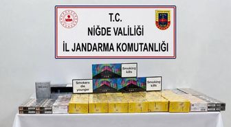 Niğde'de Otoyolda Kaçak Sigara Operasyonu
