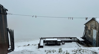 Rize'nin yükseklerine kar yağdı