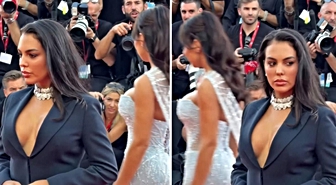 Ronaldo'nun eşini çeken fotoğrafçılardan büyük ayıp