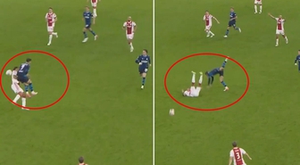 Skandal faul! Rakibin akciğeri ve boynu ezildi, VAR devreye bile girmedi