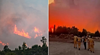 Türkiye’nin iki turizm kentinde yangın