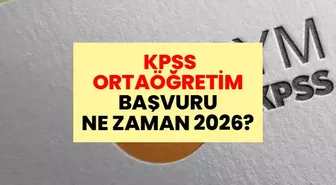 2026 KPSS Ortaöğretim Başvuruları Bugün Sona Eriyor