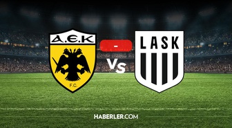AEK LASK Linz maçı kaç kaç? MAÇ SONUCU! AEK LASK Linz golleri kim attı, canlı maç anlatımı!
