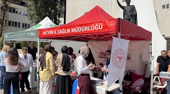 Artvin'de Halk Sağlığı Haftası kapsamında yürüyüş yapıldı