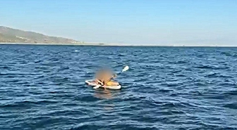 Aydın’da kürek sörfü yapan 2 kişi dehşeti yaşadı: Sahil Güvenlik zamanla yarıştı