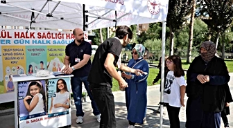 Bayburt’ta vatandaşlara aşı ve koruyucu sağlık hizmetleri anlatıldı