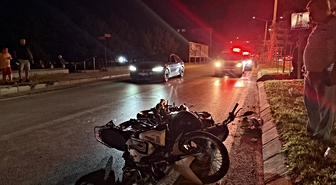 Edirne'de iki motosikletin çarpıştığı kazada 3 kişi yaralandı