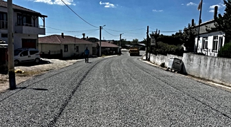 Enez’in Kocaali köyünde 1,5 kilometrelik yol çalışması tamamlandı