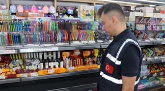Gaziantep ve Kahramanmaraş'ta kırtasiye ürünleri denetlendi