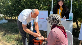 Karapınar’da Halk Sağlığı Haftası Etkinlikleri sahada ve hastanede sürdürüldü