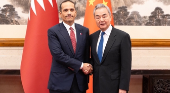 Katar Başbakanı Al Sani, Çinli mevkidaşı Wang ile görüştü