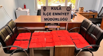 Kula’da zehir tacirlerine darbe: 1 şüpheli tutuklandı