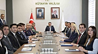 Kütahya’da güvenlik ve asayiş masaya yatırıldı