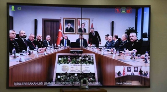 Ardahan Valisi Yamlı, Yurt Güvenliği VKS Toplantısı’na katıldı